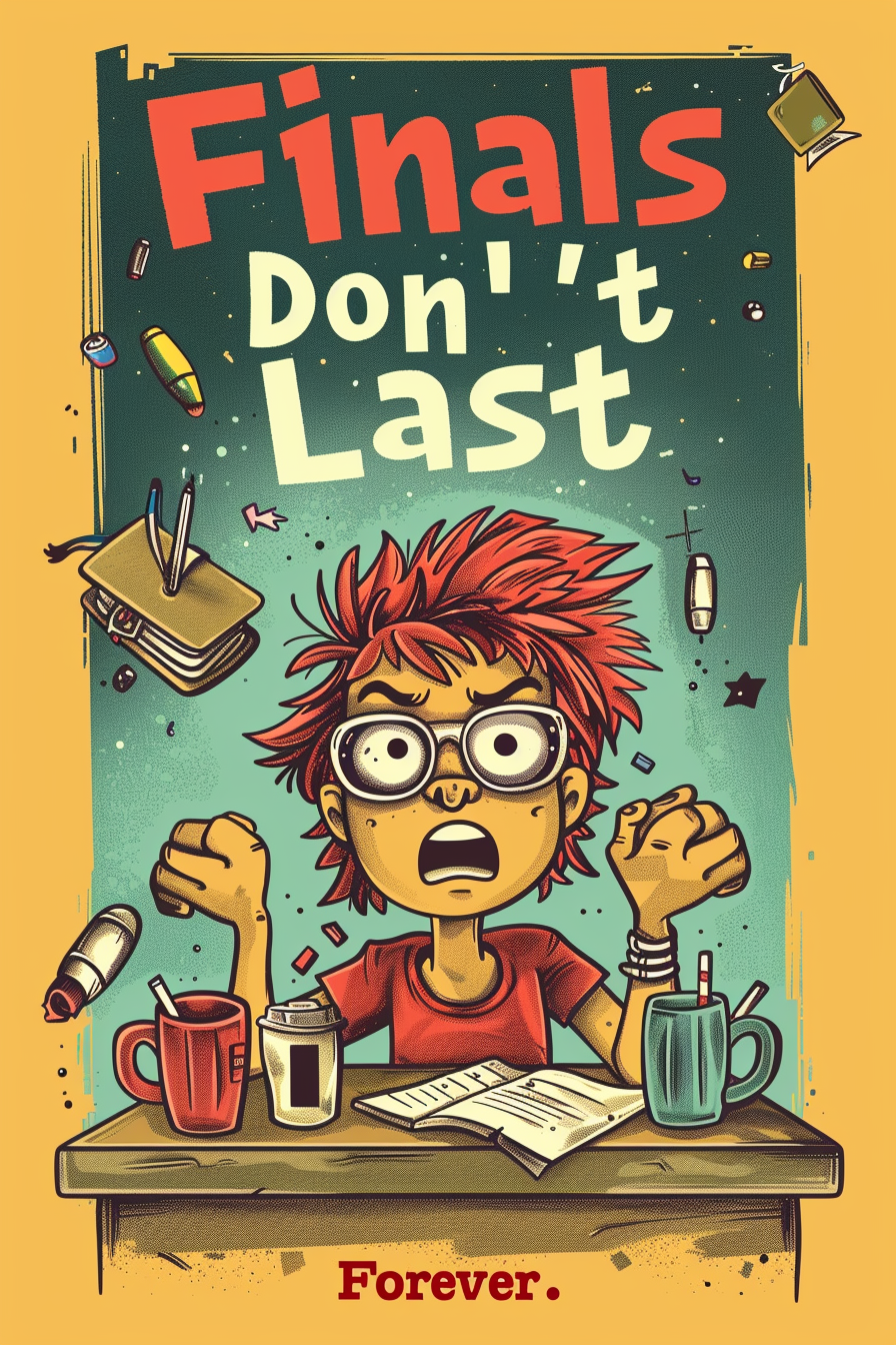 Motivational Posters | Digital Downloads | “Finals Don’t Last Forever”