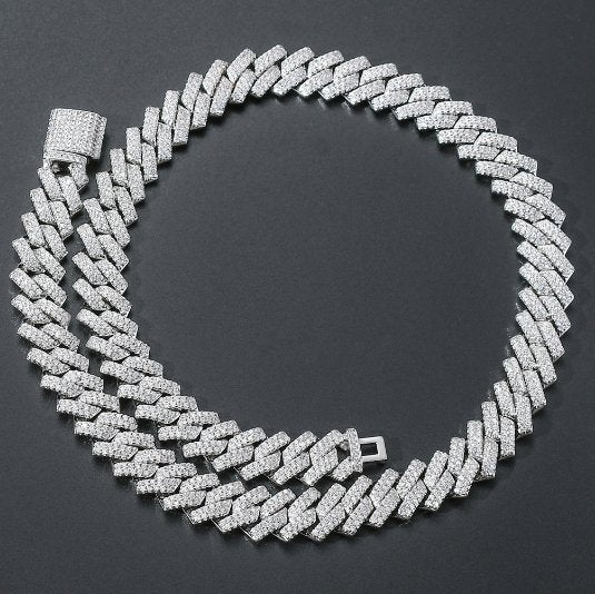 14MM Iced Out Rhombus Cuban Chain - EMart-Express