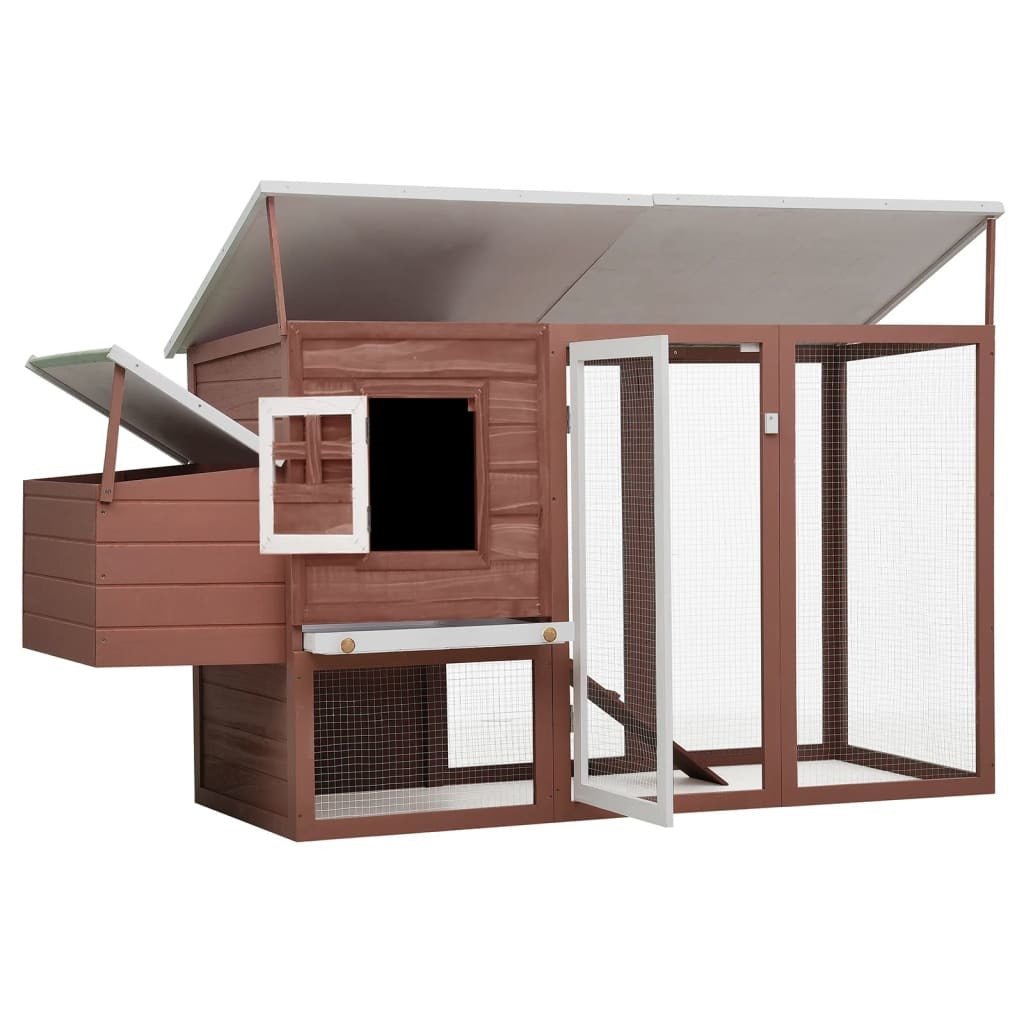 Durable Wooden Chicken Cage - Cozy Shelter for Your Feathered Friends