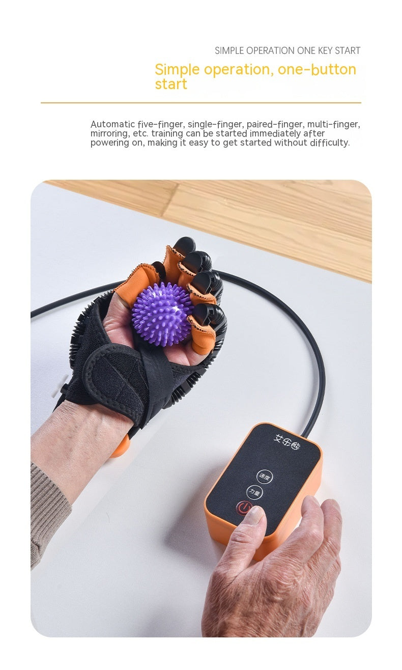 Electric Intelligent Rehabilitation Gloves for Hemiplegia Stroke Hand Stiffness – Advanced Hand Therapy Device