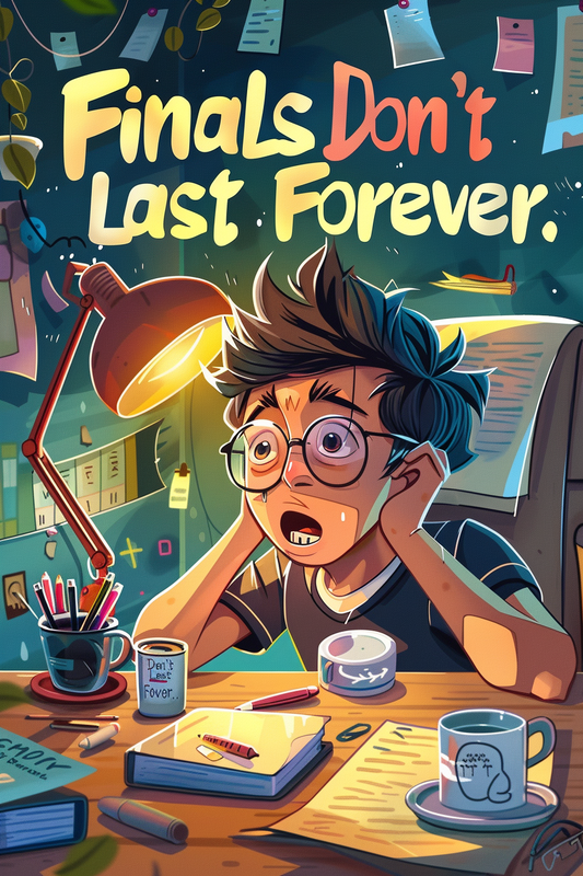 Motivational Posters | Digital Downloads | “Finals Don’t Last Forever”