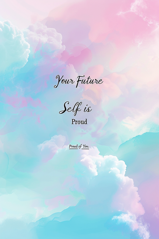 Motivational Posters | Printable Wall Art | Inspirational Study Quotes | Digital Download | Your Future Self is Proud of You