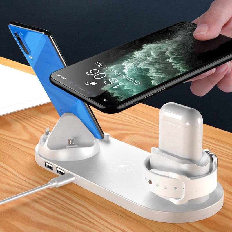 15W 6 in 1 Qi Wireless Charger Stand - EMart-Express