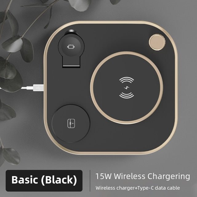 15w Fast 3 In 1 Wireless Charger Lamp - EMart-Express