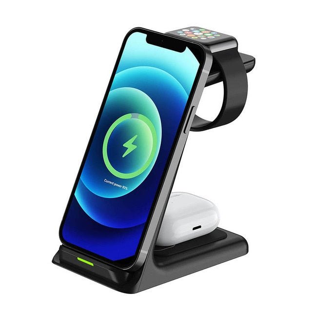 3 in 1 20W Wireless Charger Stand Dock - EMart-Express