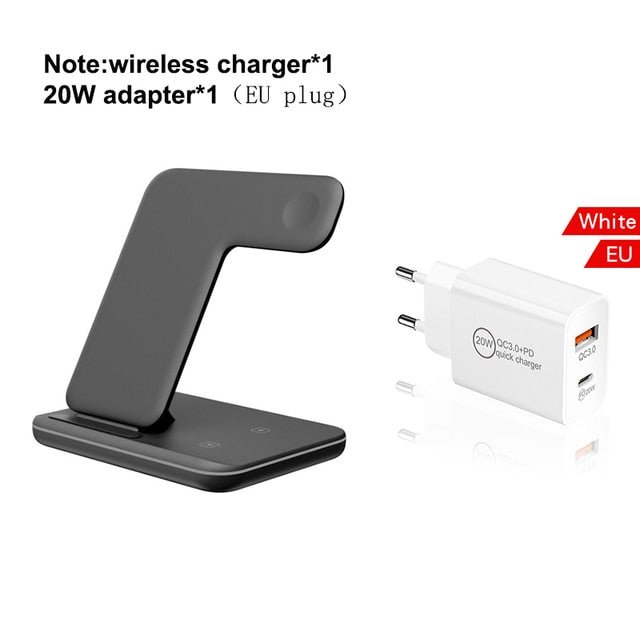 3 in 1 Wireless Charger 15W - EMart-Express