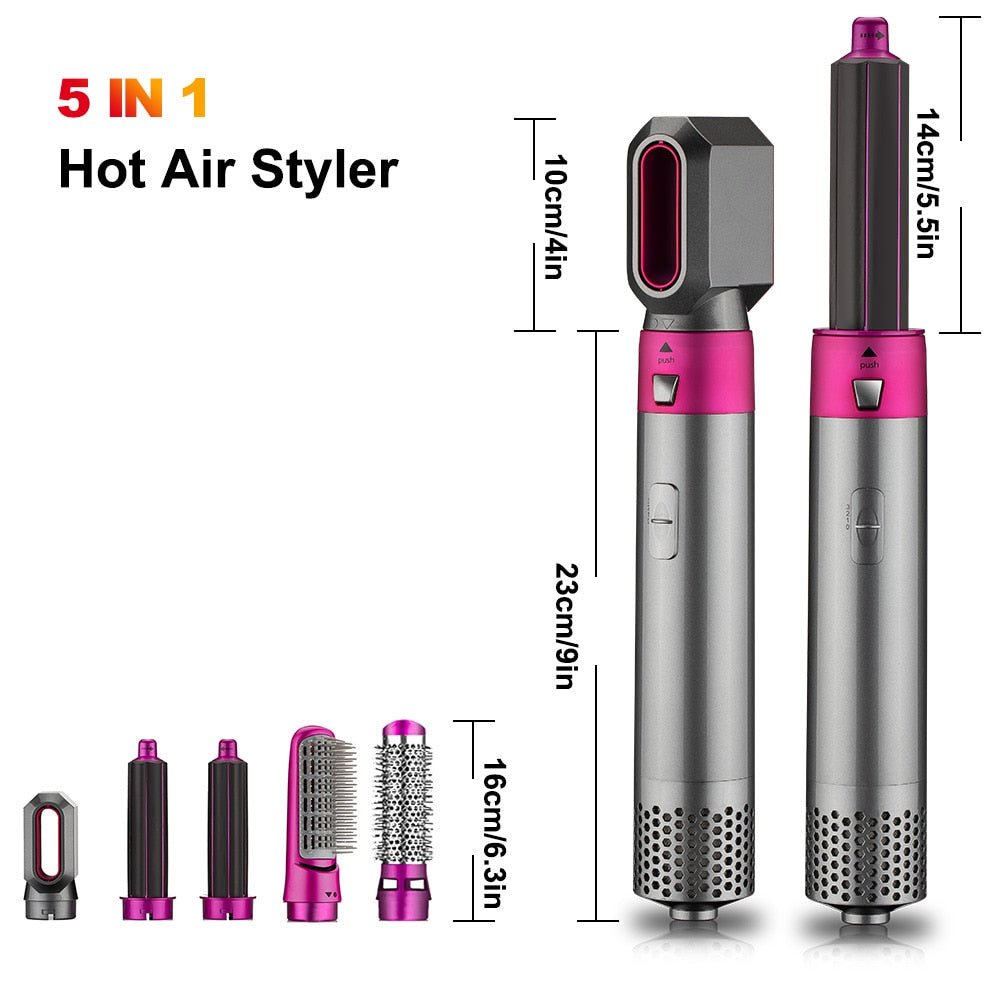 5 In 1 Hair Dryer Auto Curling Iron - EMart-Express