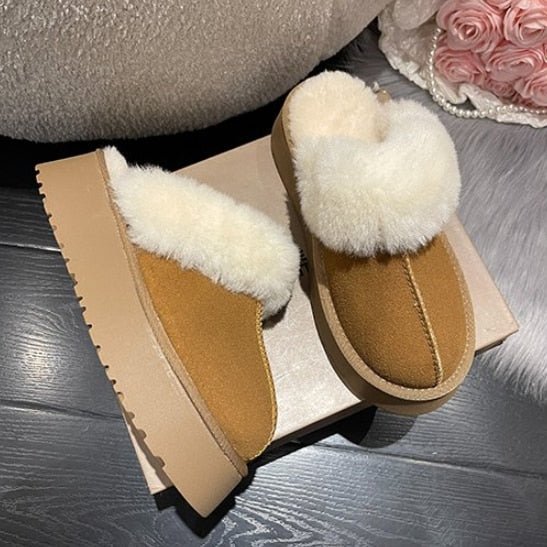 Anti-skid Sheepskin Snow Boots - EMart-Express