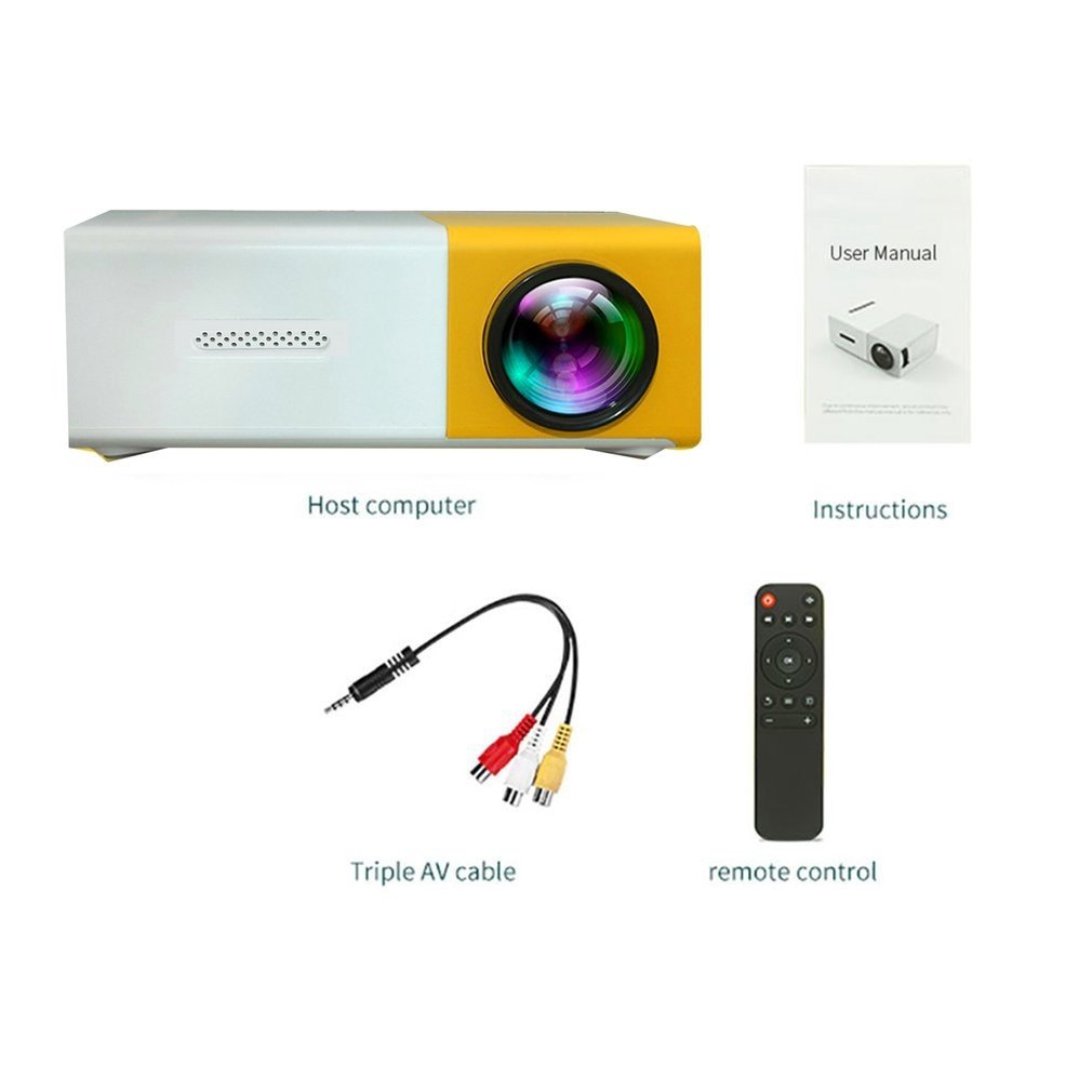 Audio Home LED Projector - EMart-Express