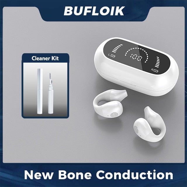 Bone Conduction Earphone Bluetooth 5.2 Ear Clip - EMart-Express