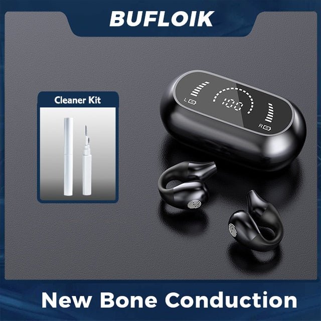 Bone Conduction Earphone Bluetooth 5.2 Ear Clip - EMart-Express