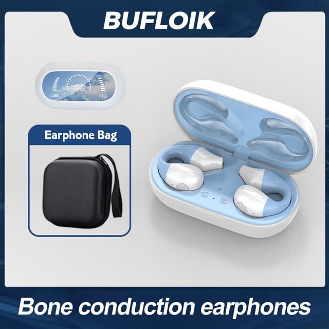 Bone Conduction Earphone Bluetooth 5.2 Ear Clip - EMart-Express