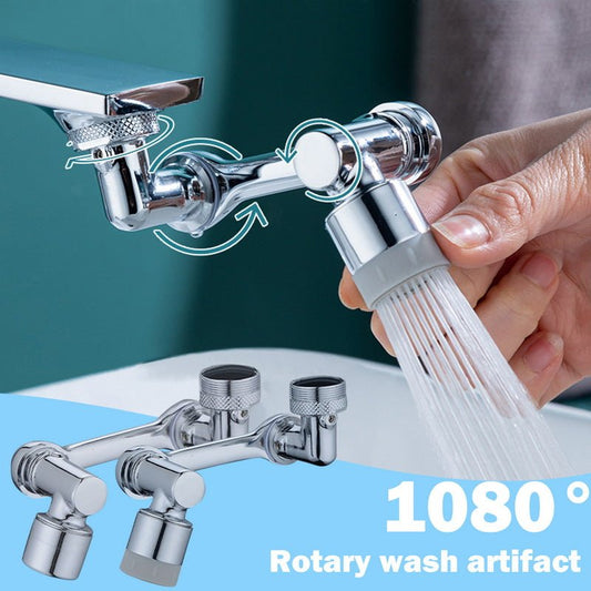 Universal 1080 Swivel Faucet Aerator Multifunction Faucet Extender Universal Swivel Splash Resistant Shower Head - EMart-Express