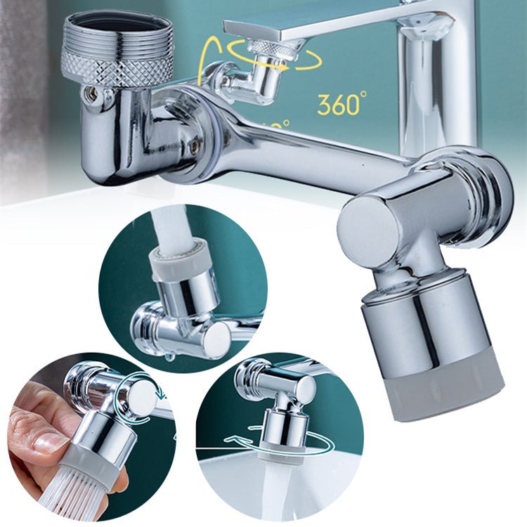 Universal 1080 Swivel Faucet Aerator Multifunction Faucet Extender Universal Swivel Splash Resistant Shower Head - EMart-Express