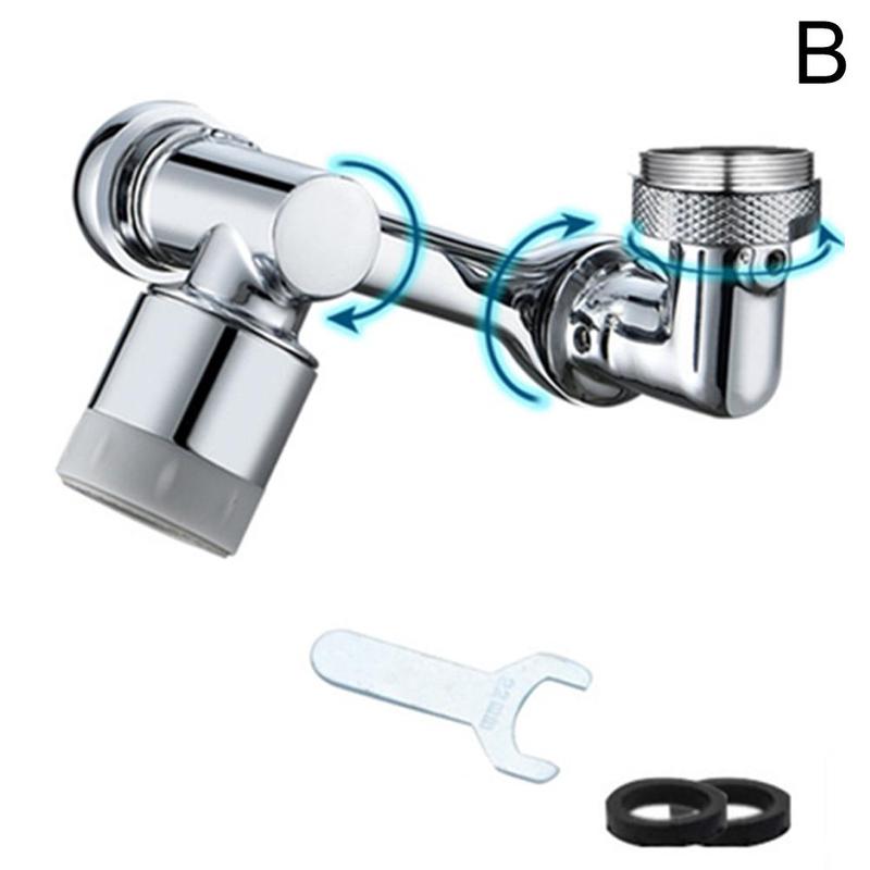 Universal 1080 Swivel Faucet Aerator Multifunction Faucet Extender Universal Swivel Splash Resistant Shower Head - EMart-Express