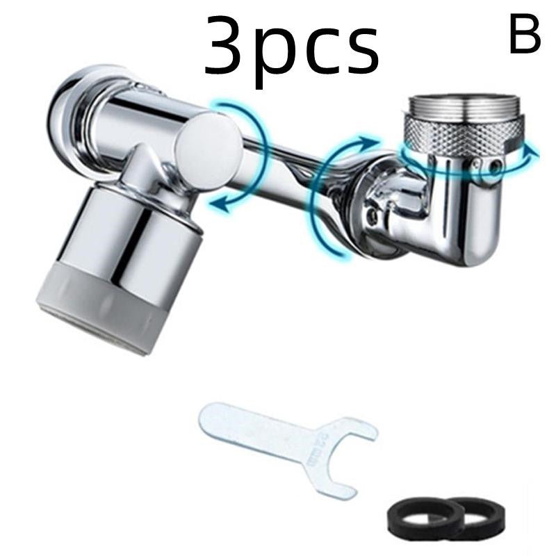 Universal 1080 Swivel Faucet Aerator Multifunction Faucet Extender Universal Swivel Splash Resistant Shower Head - EMart-Express