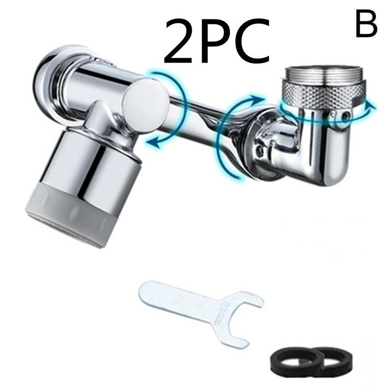 Universal 1080 Swivel Faucet Aerator Multifunction Faucet Extender Universal Swivel Splash Resistant Shower Head - EMart-Express